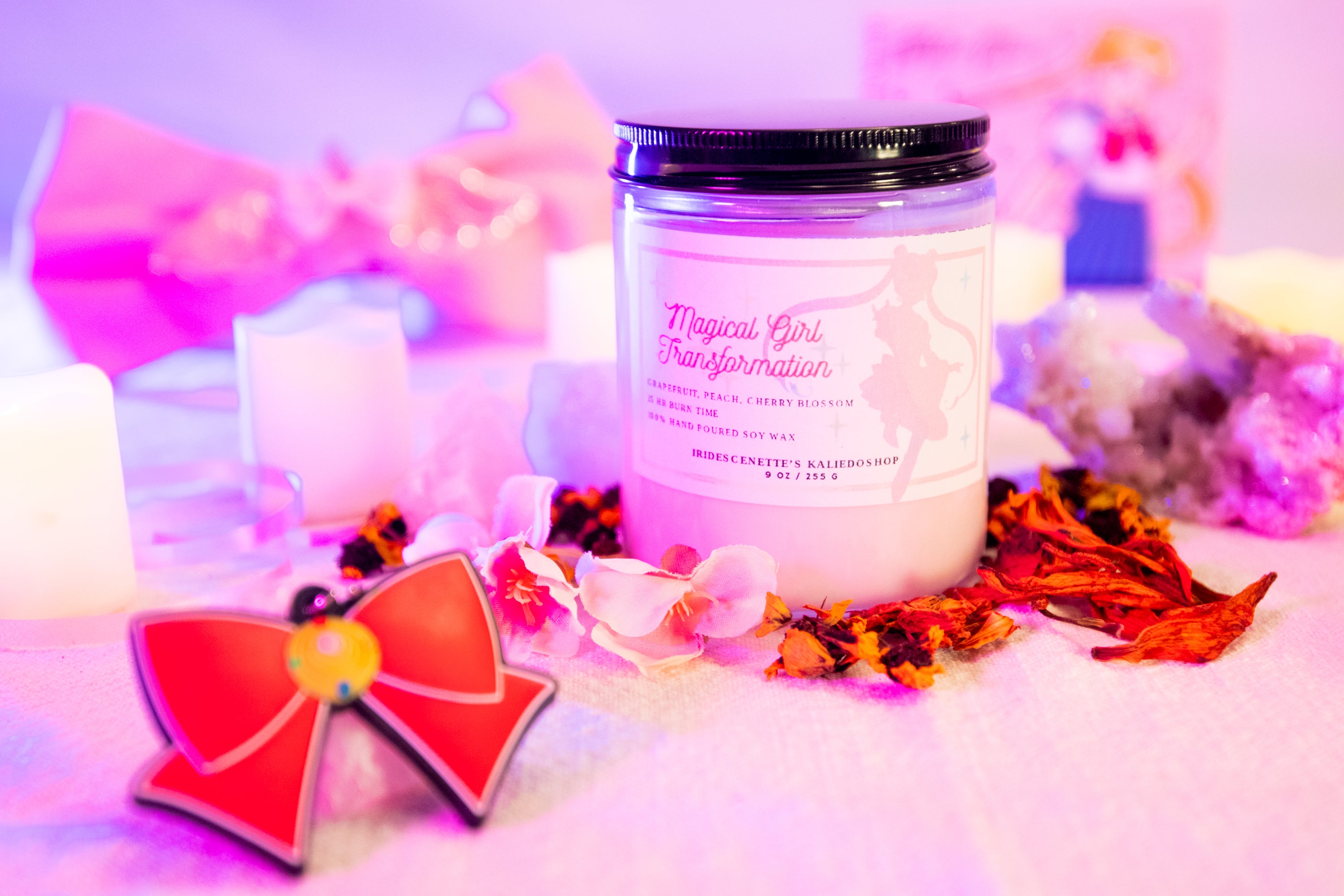 Magical Girl Transformation Candle | Sailor Moon Inspired Candle| Anime Pastel Girly Aesthetic