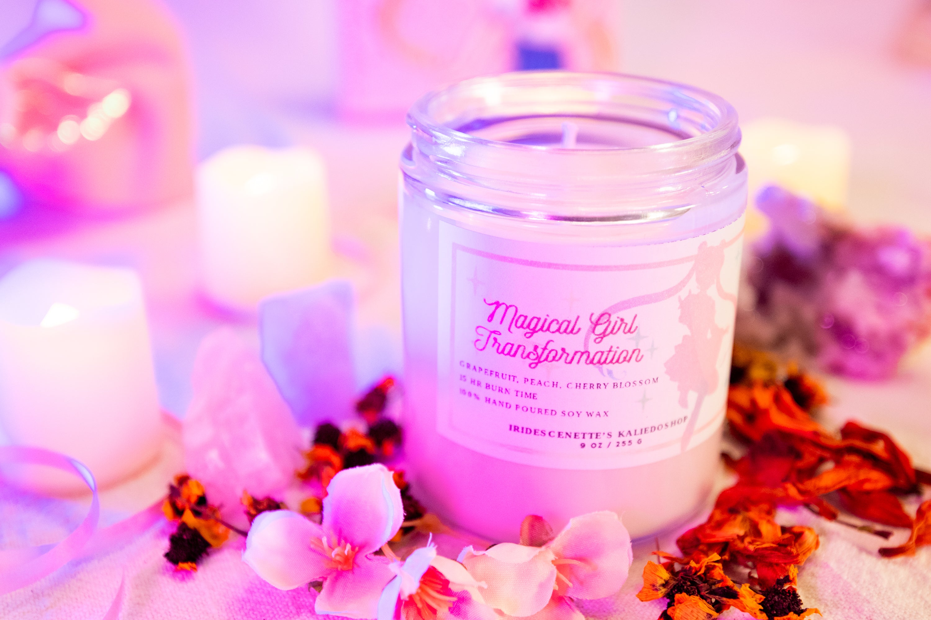 Magical Girl Transformation Candle | Sailor Moon Inspired Candle| Anime Pastel Girly Aesthetic