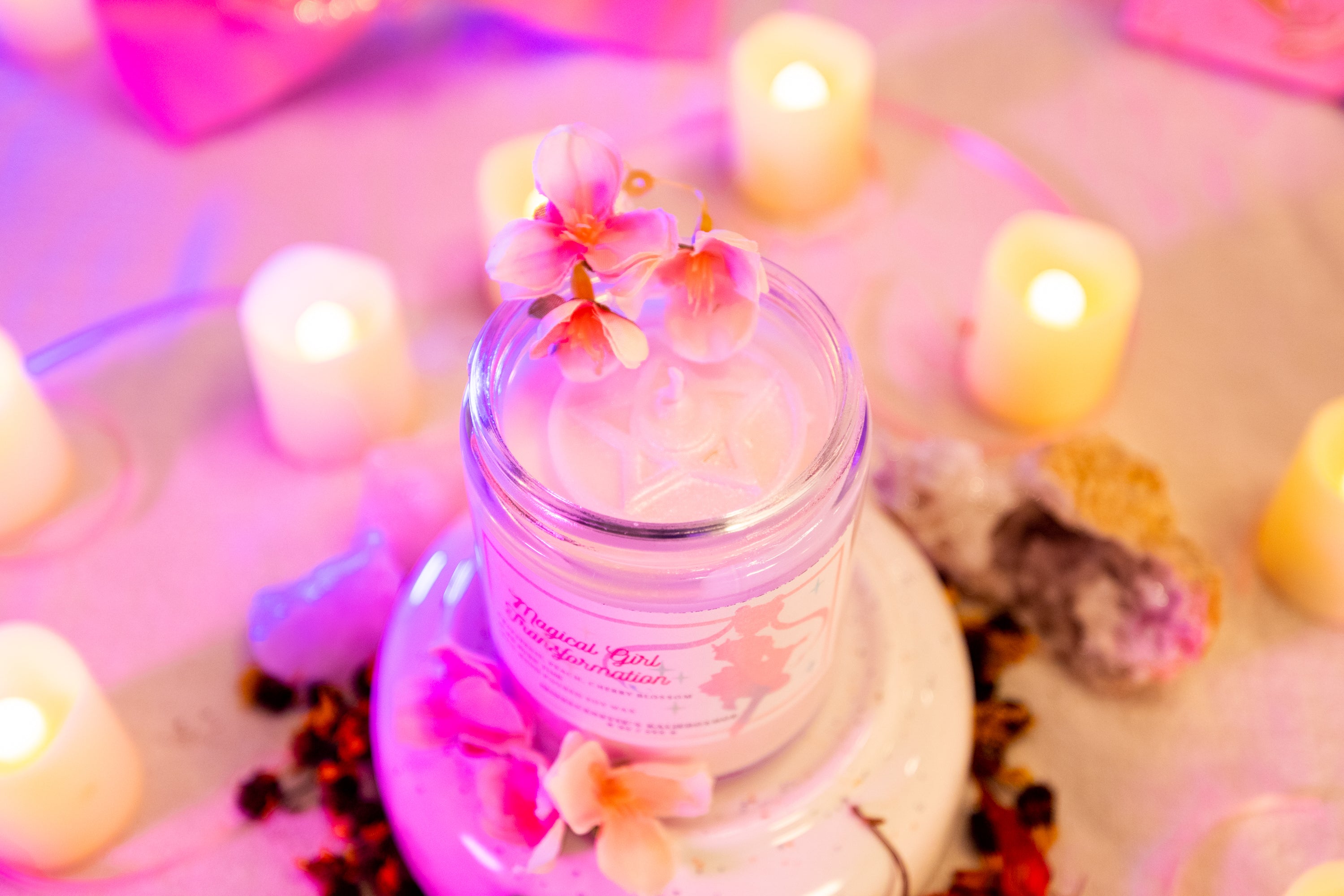 Magical Girl Transformation Candle | Sailor Moon Inspired Candle| Anime Pastel Girly Aesthetic