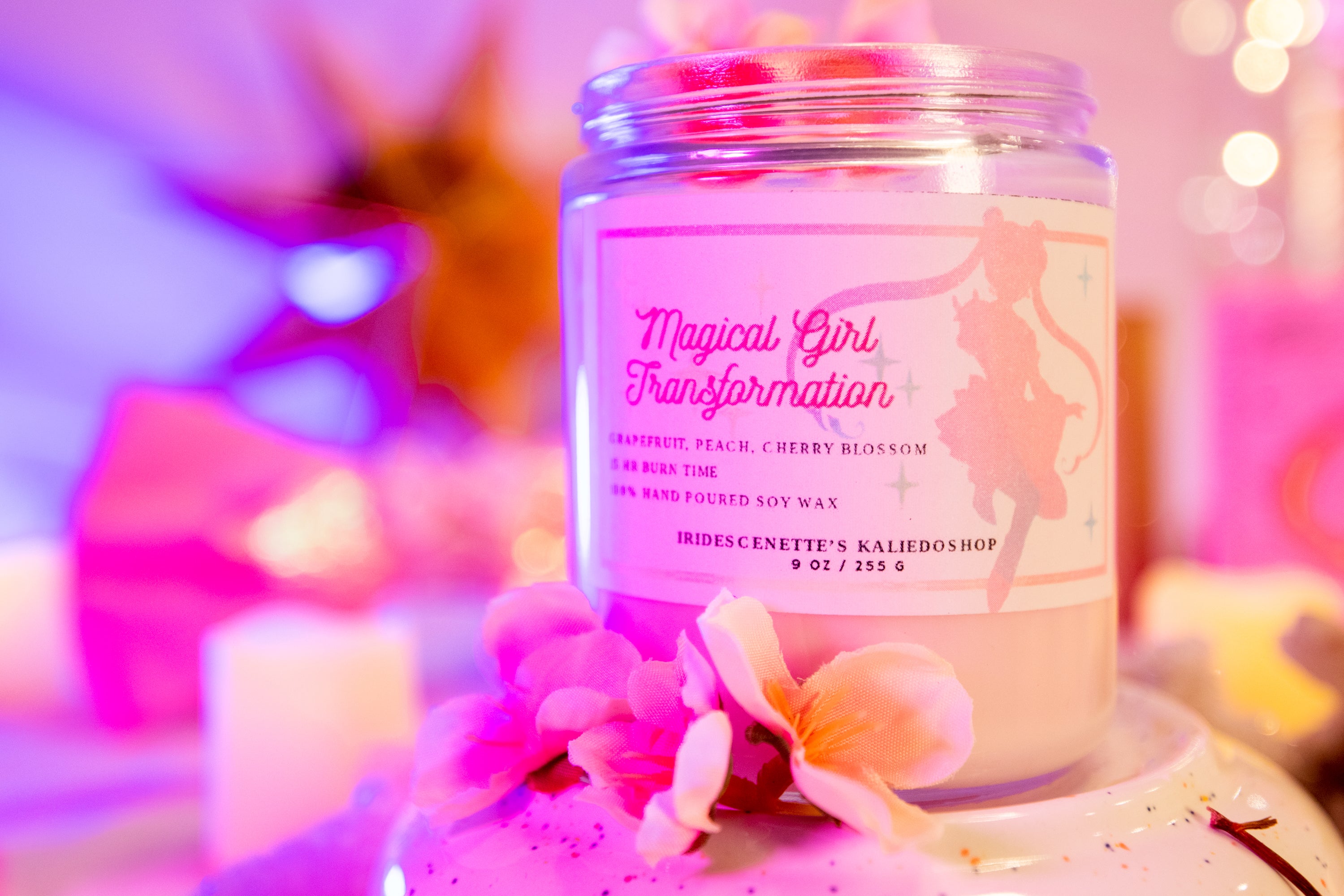 Magical Girl Transformation Candle | Sailor Moon Inspired Candle| Anime Pastel Girly Aesthetic