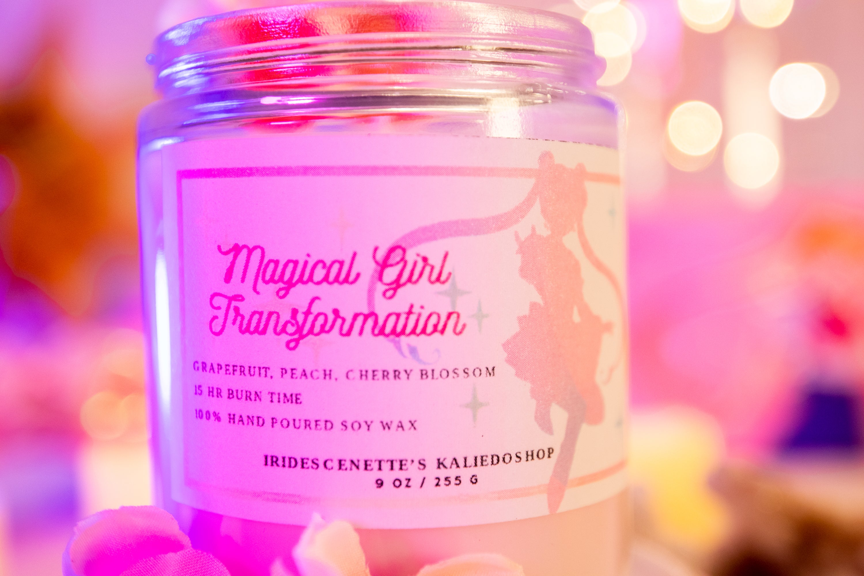 Magical Girl Transformation Candle | Sailor Moon Inspired Candle| Anime Pastel Girly Aesthetic