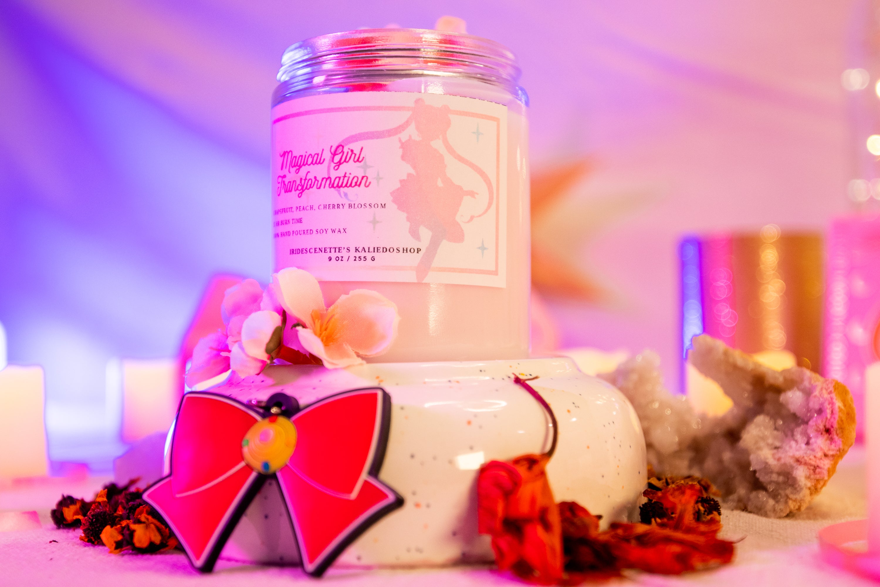 Magical Girl Transformation Candle | Sailor Moon Inspired Candle| Anime Pastel Girly Aesthetic