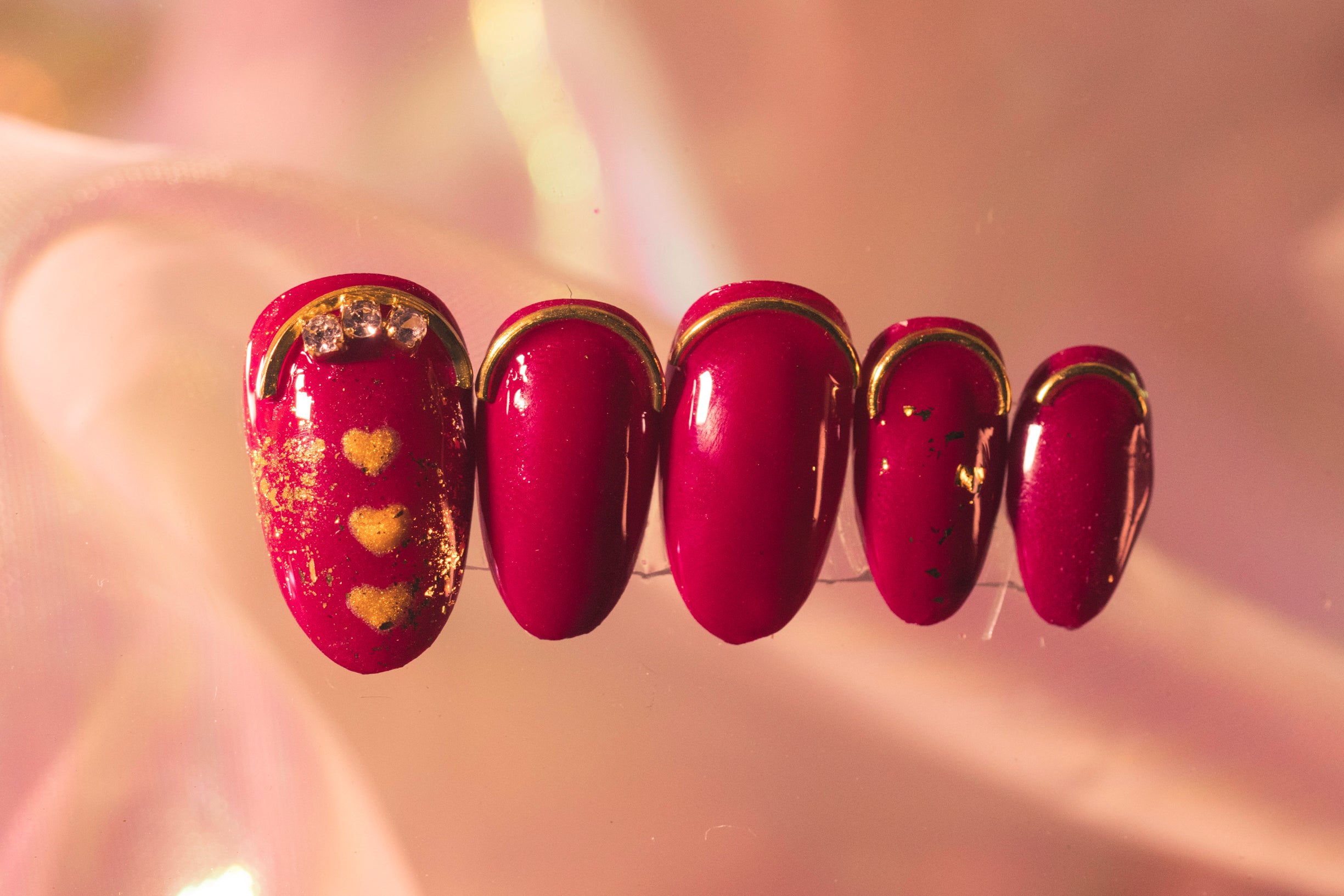 ✨ ❤️‍🔥 Burgundy Babe Press On Nail Set ❤️‍🔥 ✨