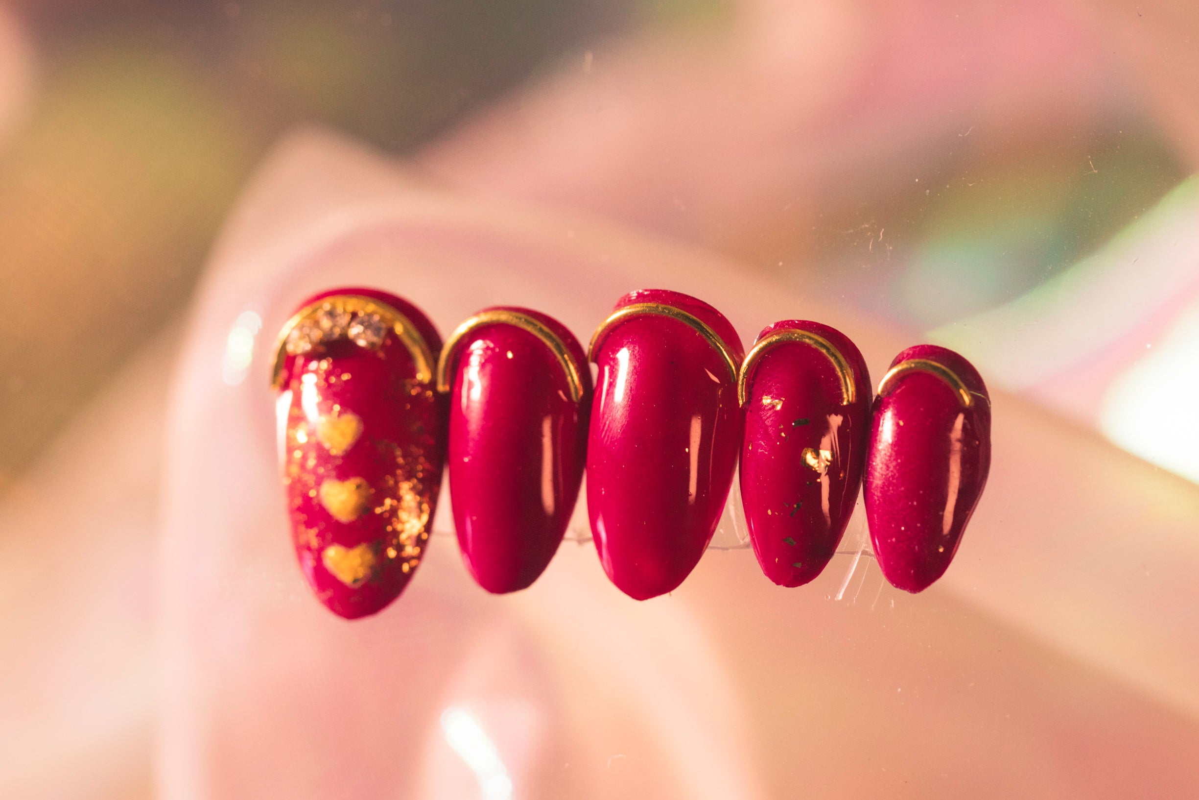 ✨ ❤️‍🔥 Burgundy Babe Press On Nail Set ❤️‍🔥 ✨