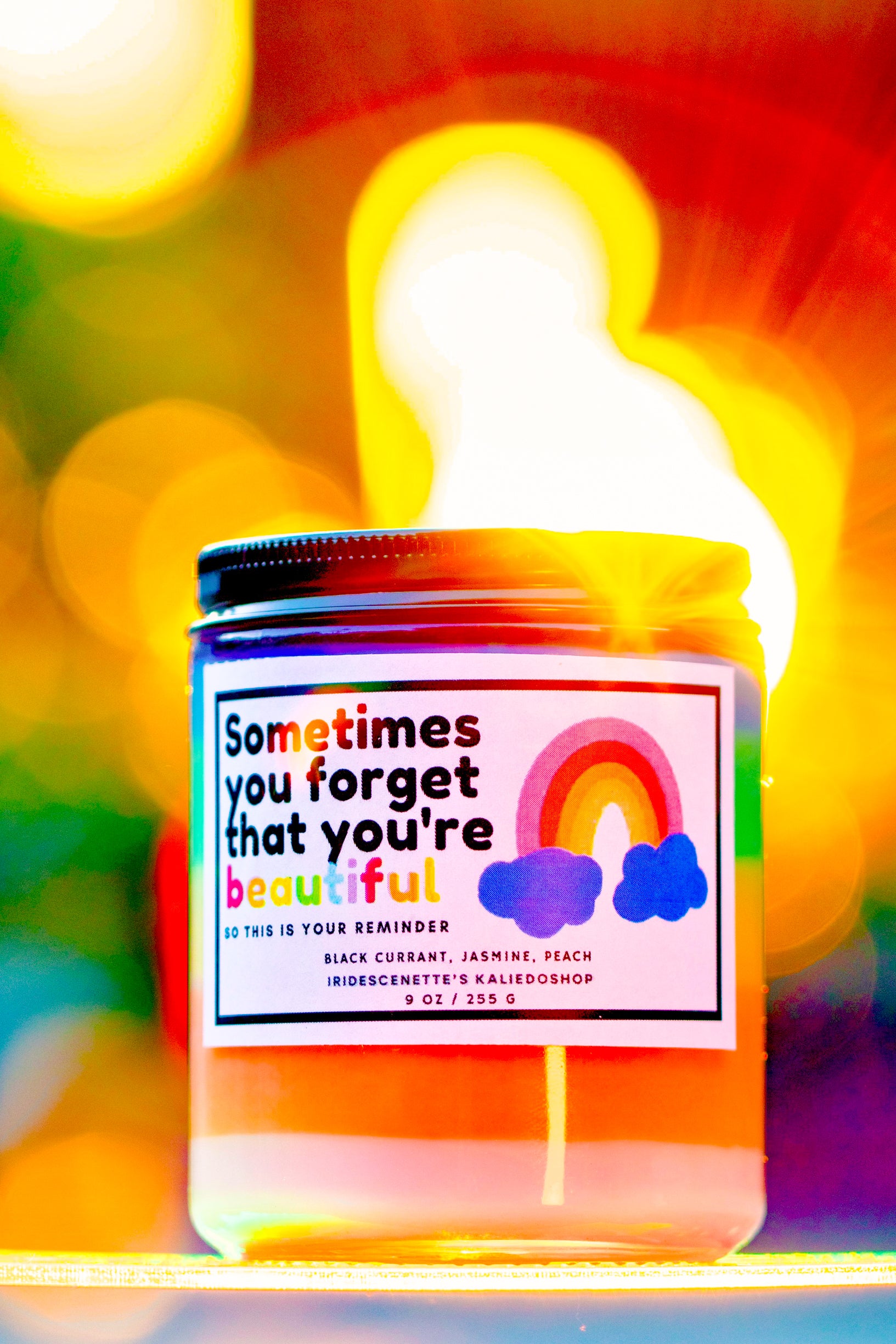 Sometimes You Forget That You're Beautiful Candle