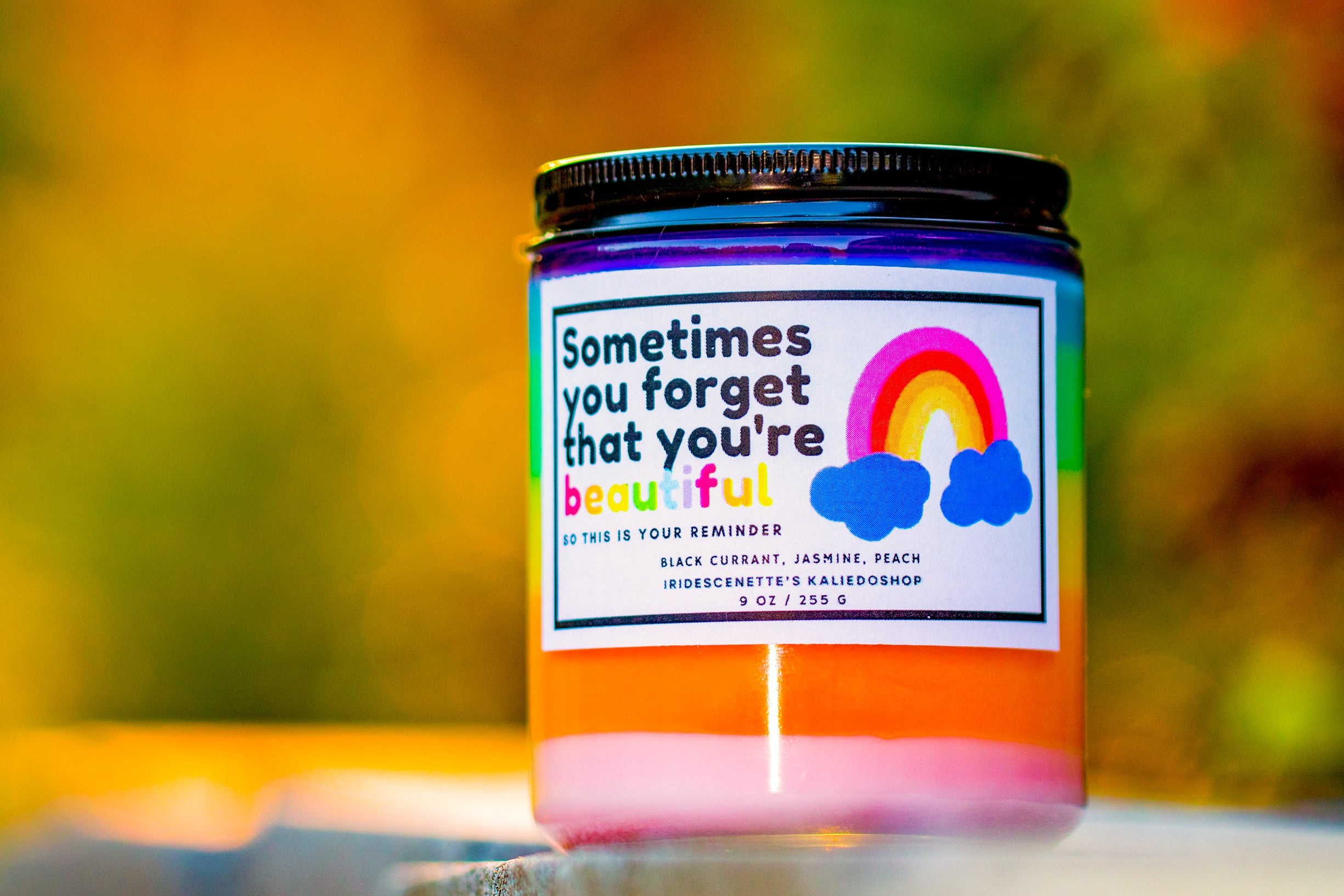 Sometimes You Forget That You're Beautiful Candle