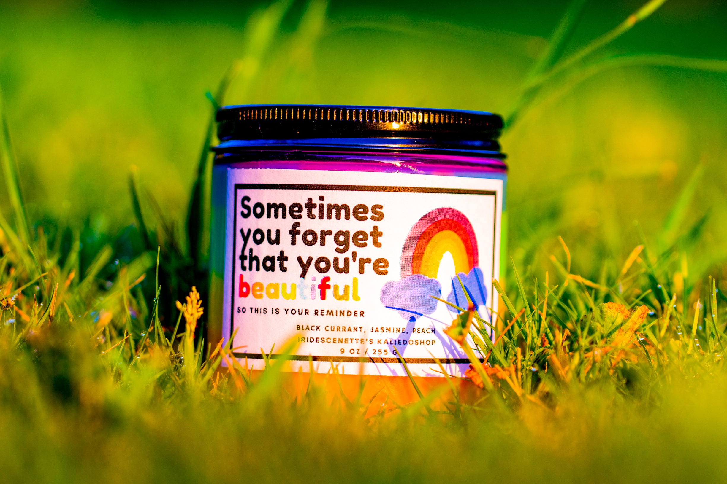 Sometimes You Forget That You're Beautiful Candle