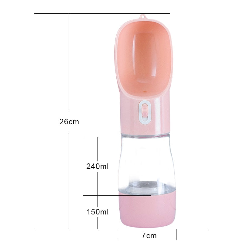 Portable Pet Water Bottle & Feeder