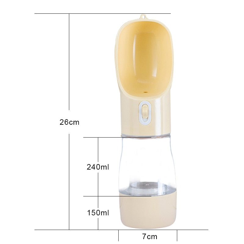 Portable Pet Water Bottle & Feeder