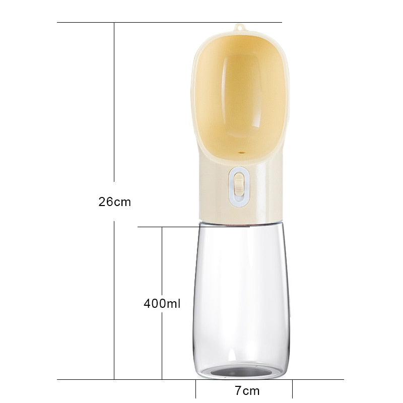 Portable Pet Water Bottle & Feeder