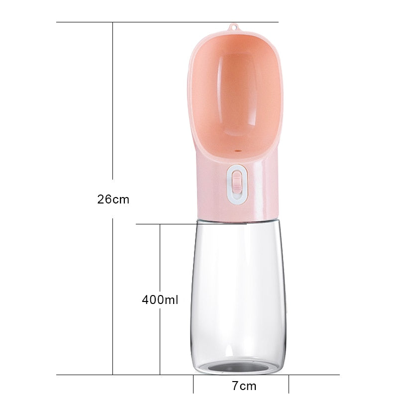 Portable Pet Water Bottle & Feeder