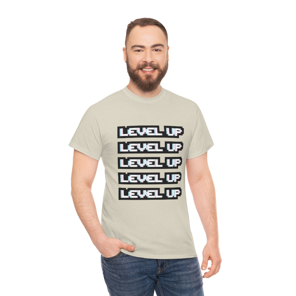 LEVEL UP LEVEL UP Unisex Heavy Cotton Tee