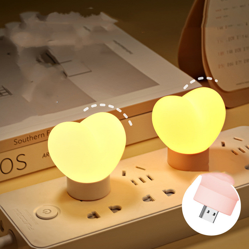 New Creative Love Night Light Usb In-line Bedside Atmosphere Decoration