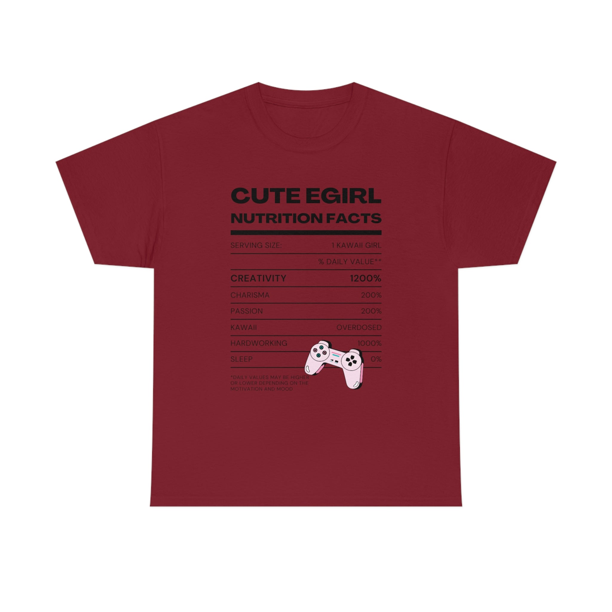 Nutrition Label Tee: Kawaii E-Girl