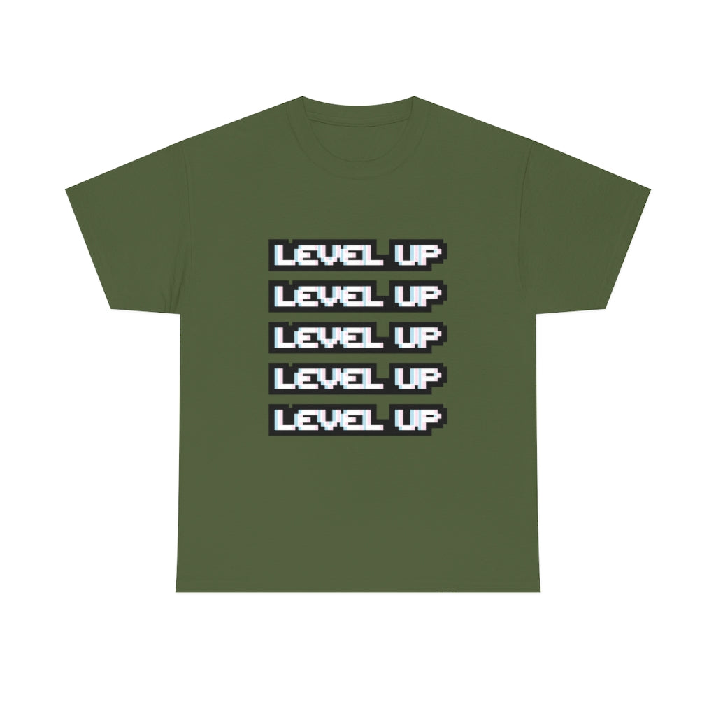 LEVEL UP LEVEL UP Unisex Heavy Cotton Tee