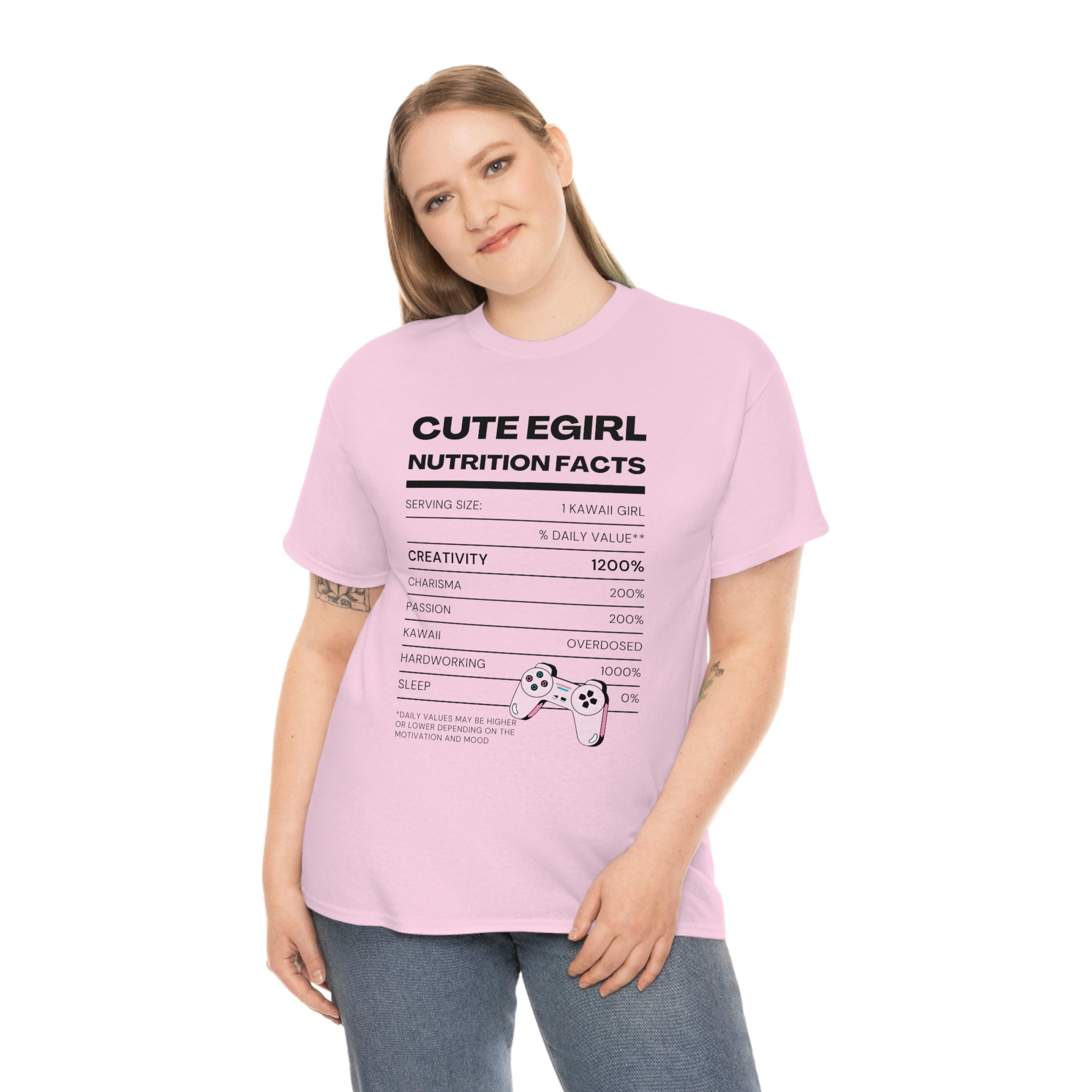 Nutrition Label Tee: Kawaii E-Girl