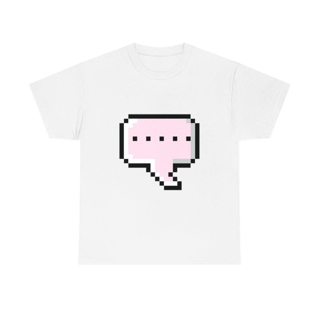 DOT DOT DOT MESSAGE BUBBLE...Unisex Heavy Cotton Tee