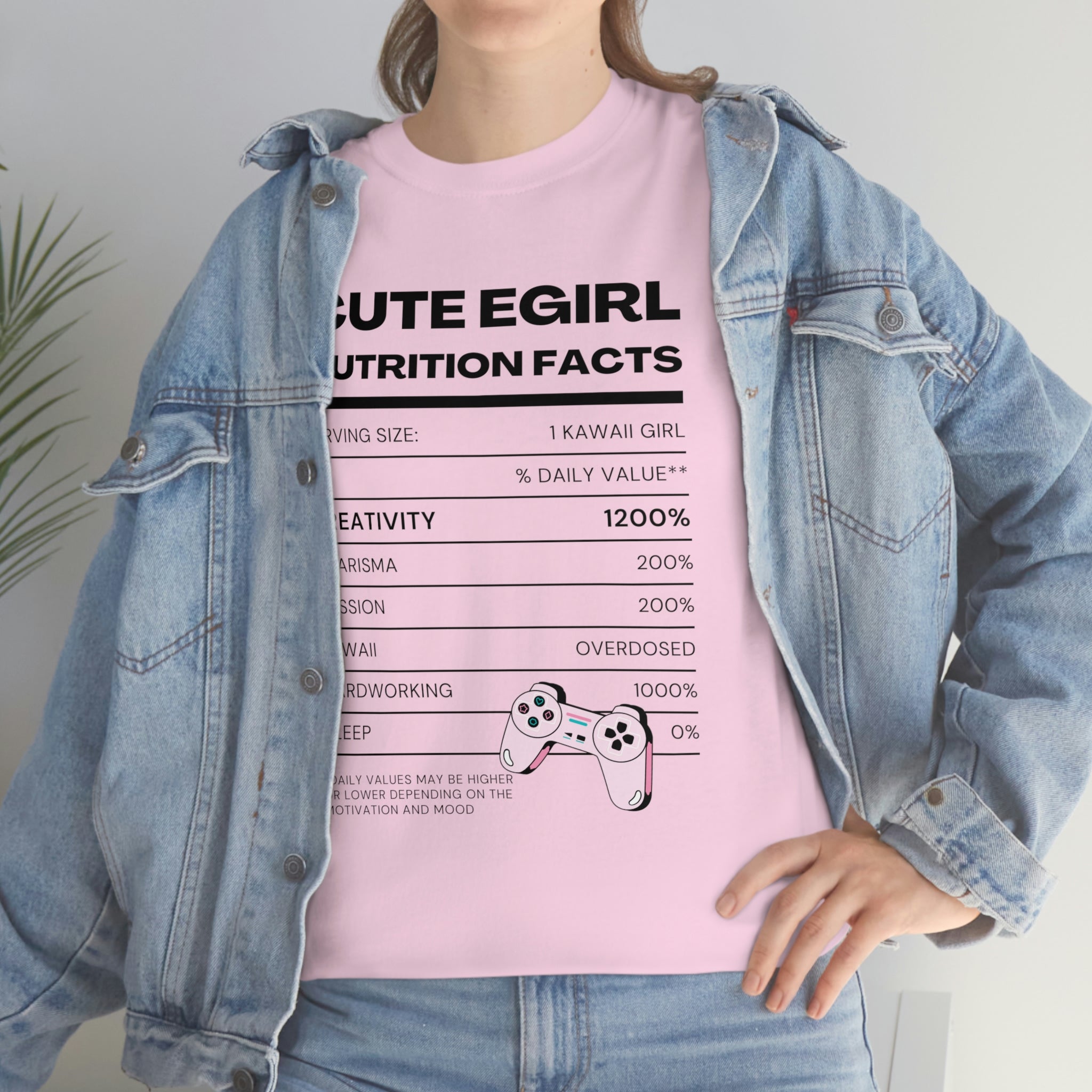 Nutrition Label Tee: Kawaii E-Girl