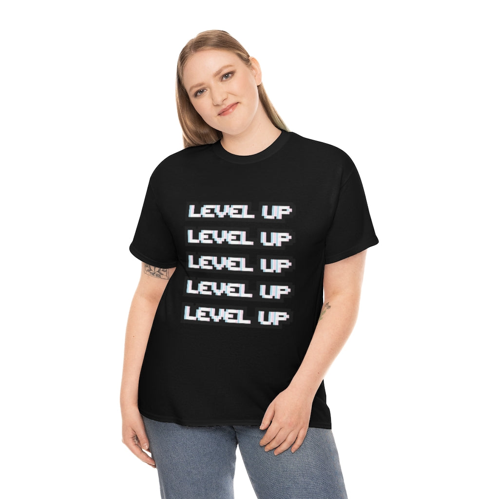 LEVEL UP LEVEL UP Unisex Heavy Cotton Tee