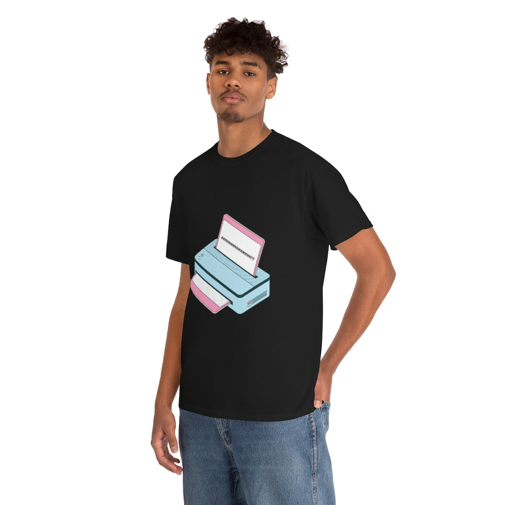 AHHHHHH Computer Message Unisex Heavy Cotton Tee