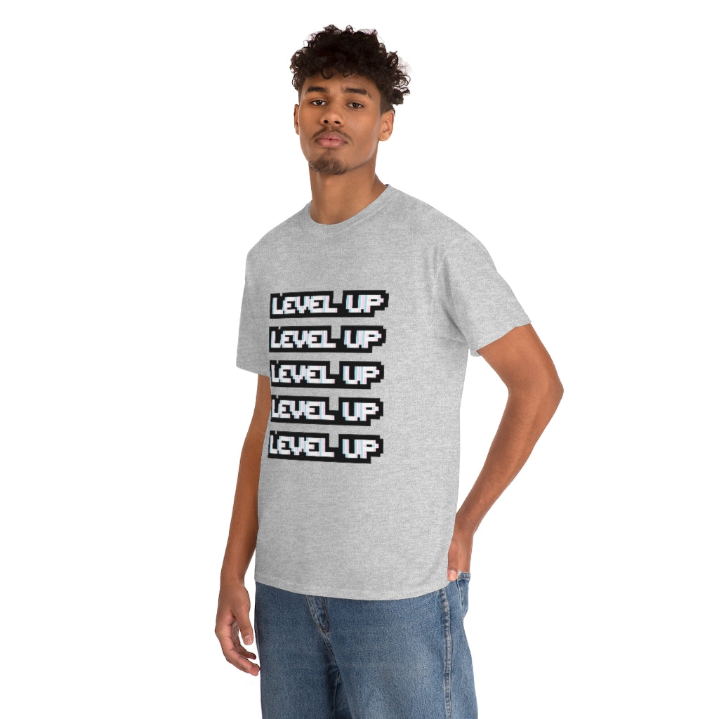 LEVEL UP LEVEL UP Unisex Heavy Cotton Tee