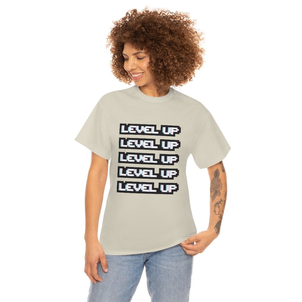 LEVEL UP LEVEL UP Unisex Heavy Cotton Tee