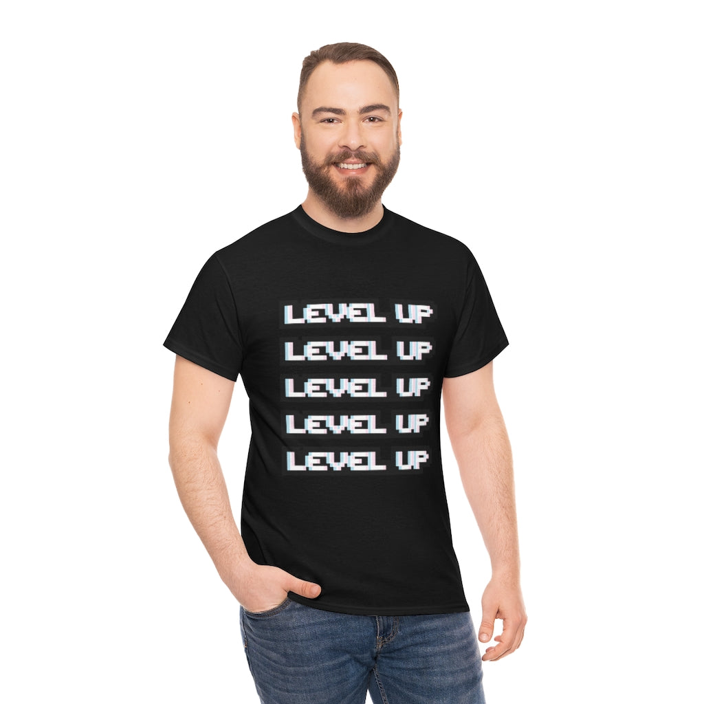 LEVEL UP LEVEL UP Unisex Heavy Cotton Tee