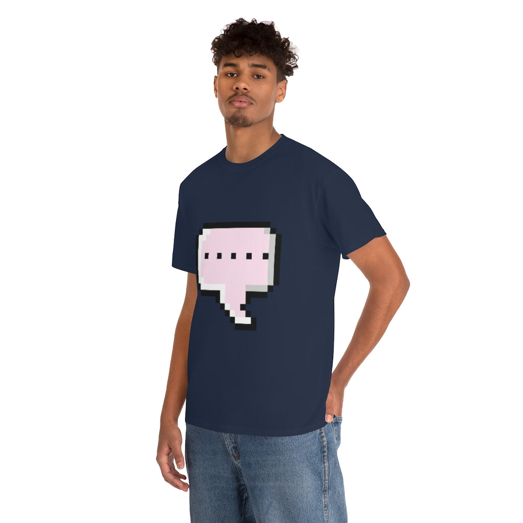 DOT DOT DOT MESSAGE BUBBLE...Unisex Heavy Cotton Tee