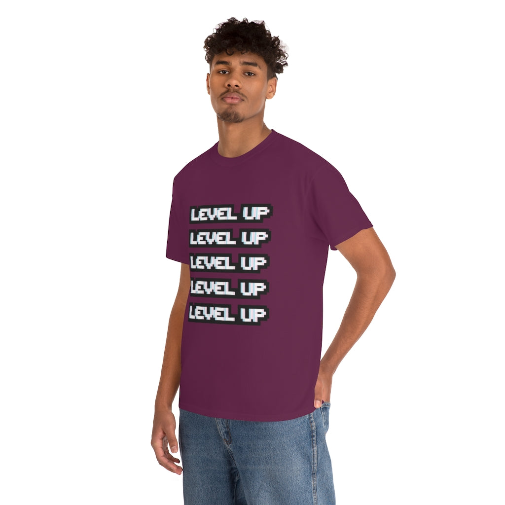 LEVEL UP LEVEL UP Unisex Heavy Cotton Tee