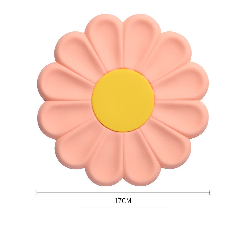 New Daisy Flower Insulation Simple Cute Silicone Placemat Kitchen Tools Home Decor