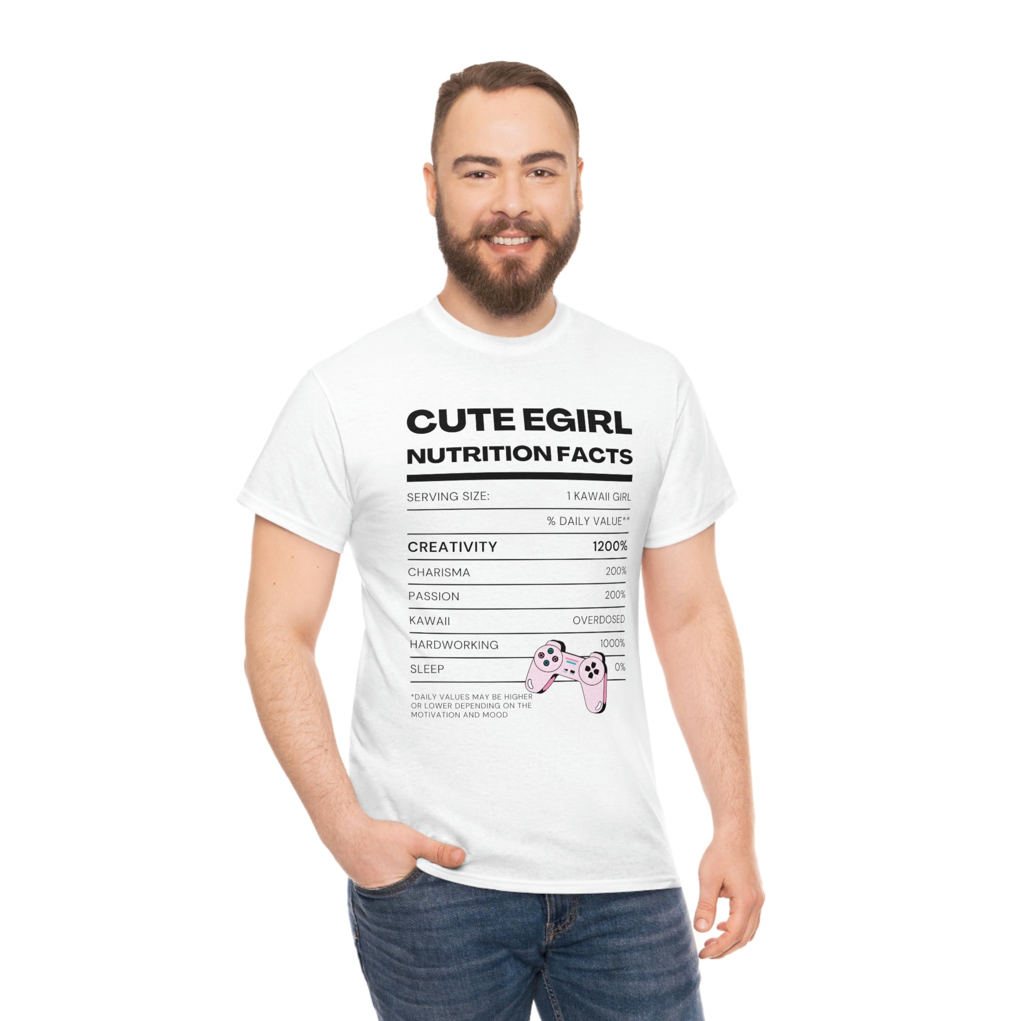 Nutrition Label Tee: Kawaii E-Girl