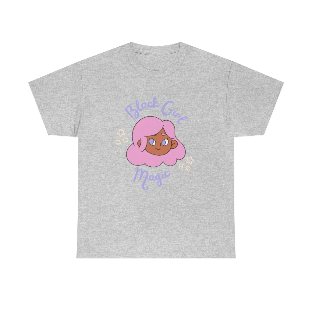 Kawaii Anime Black Girl Magic Heavy Cotton Tee