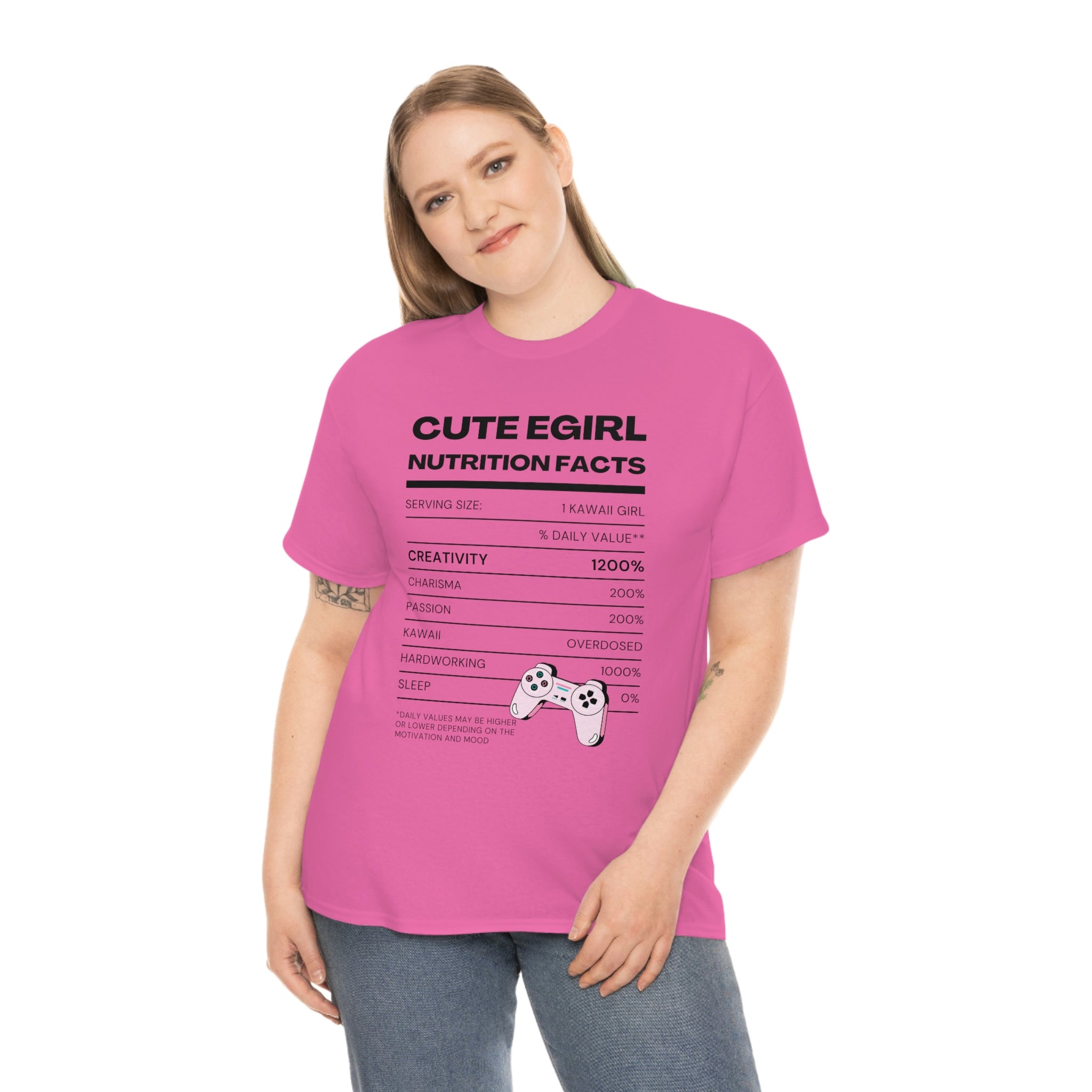 Nutrition Label Tee: Kawaii E-Girl