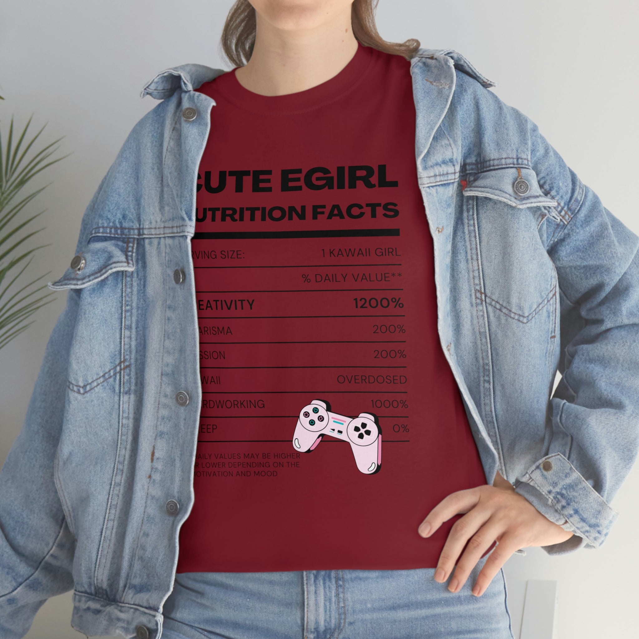 Nutrition Label Tee: Kawaii E-Girl