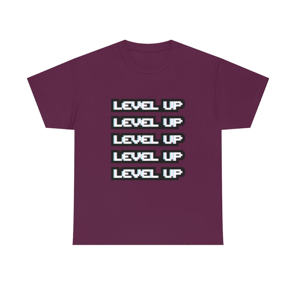 LEVEL UP LEVEL UP Unisex Heavy Cotton Tee