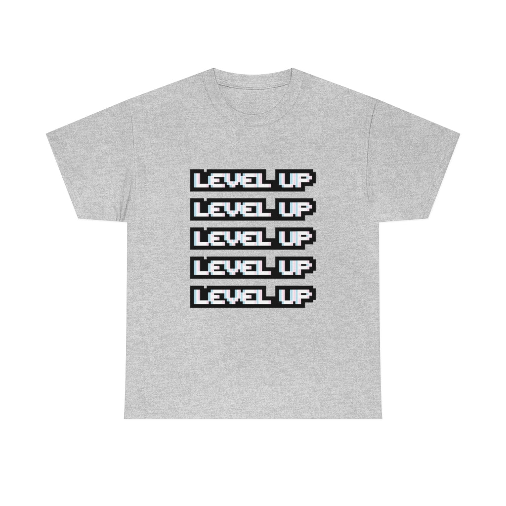 LEVEL UP LEVEL UP Unisex Heavy Cotton Tee