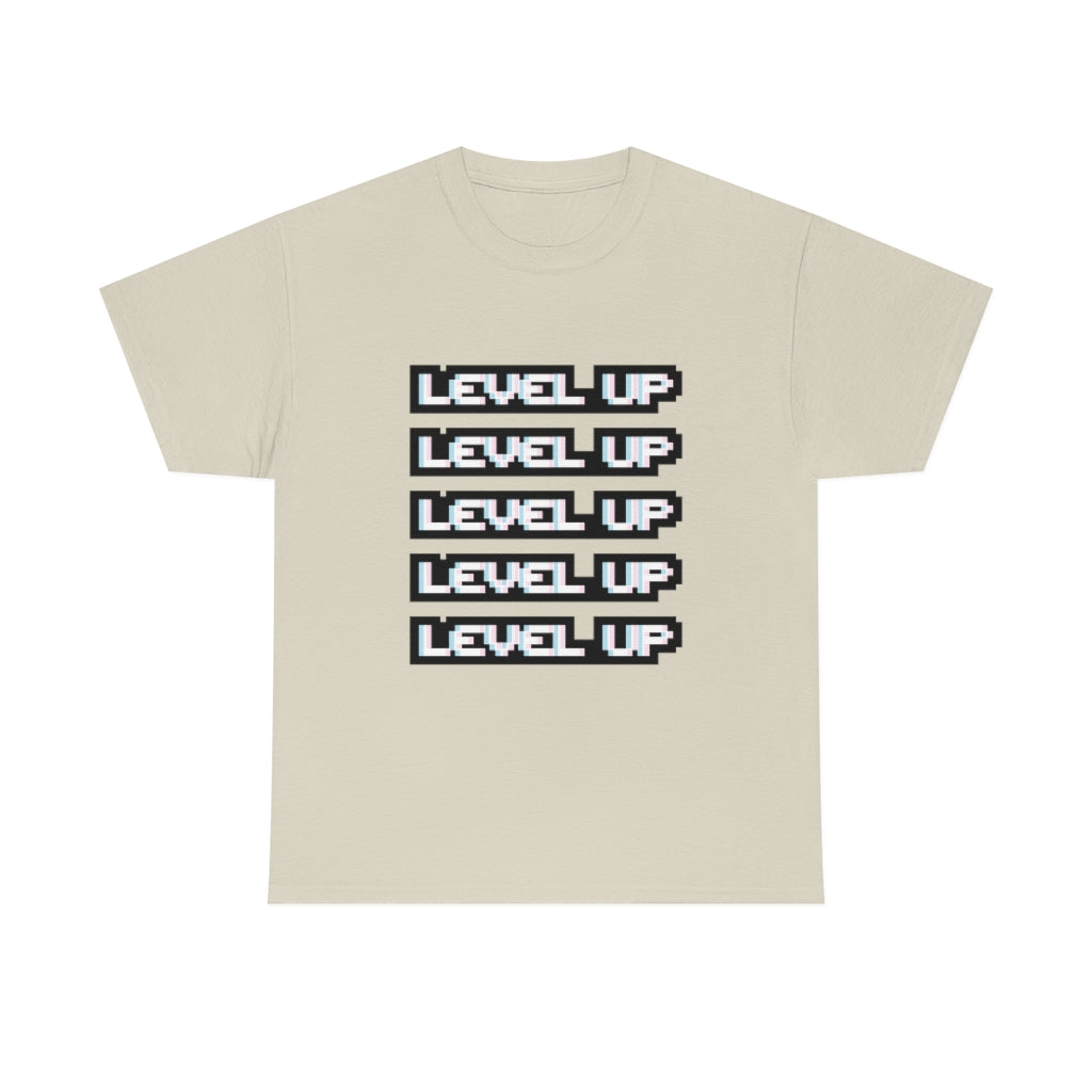 LEVEL UP LEVEL UP Unisex Heavy Cotton Tee