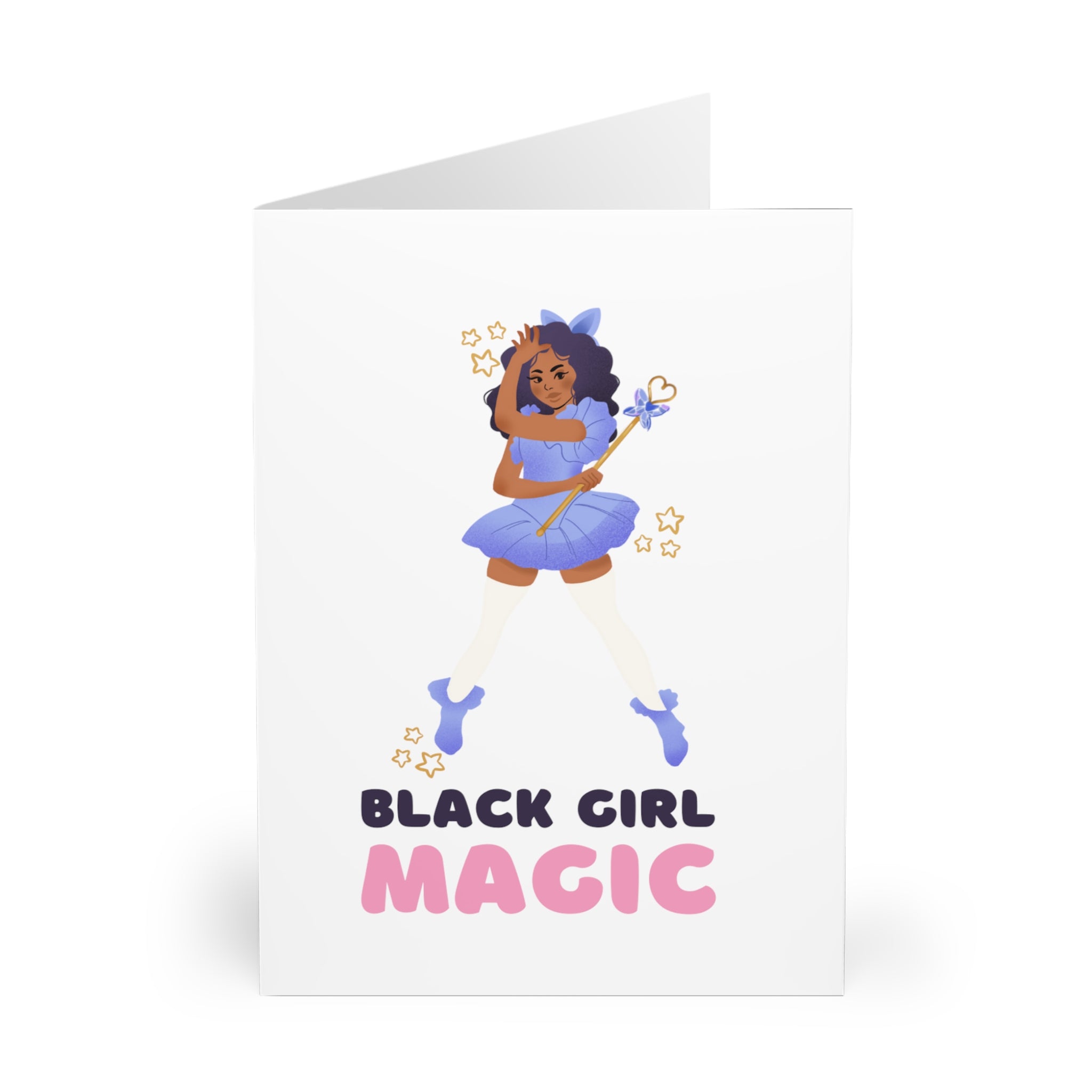 BLACK GIRL MAGIC GREETING CARD (5 PACK)