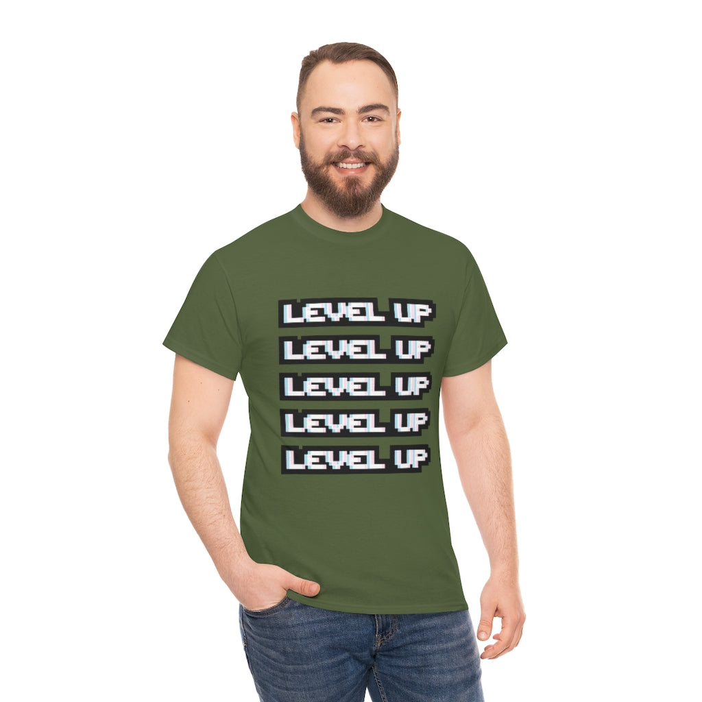 LEVEL UP LEVEL UP Unisex Heavy Cotton Tee