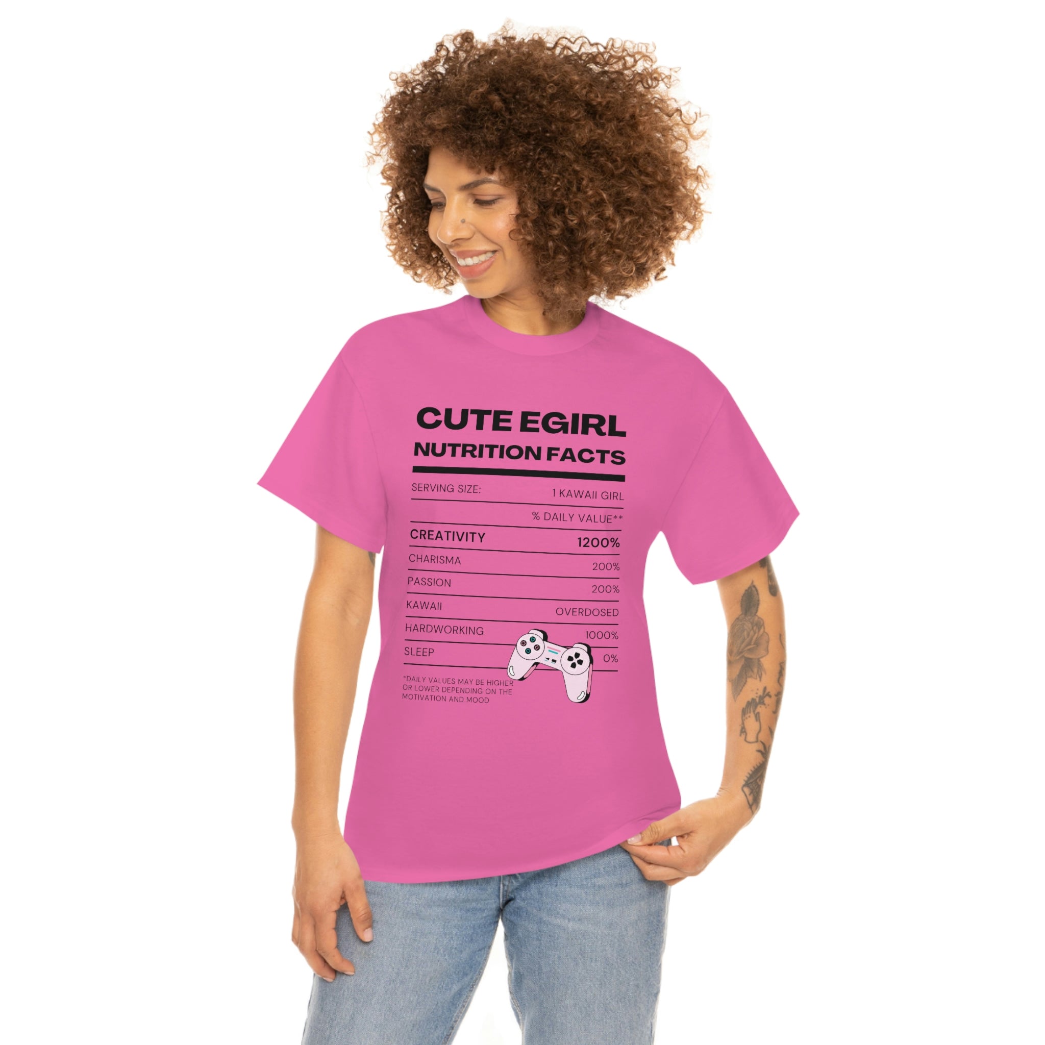 Nutrition Label Tee: Kawaii E-Girl