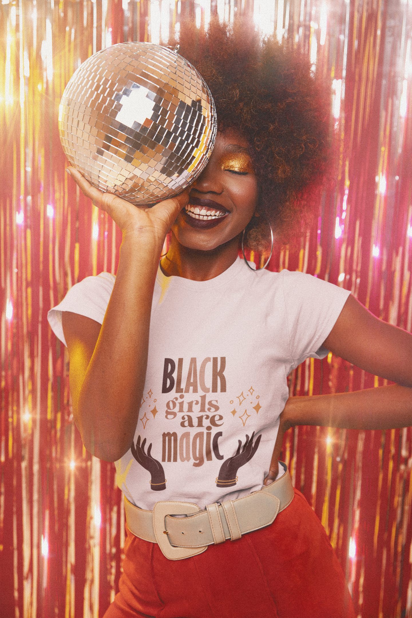 Black Girls Are Magic Heavy Cotton Tee, Afrocentric Shirt, Afro American Shirt, Black Woman Shirt, Black Girl Magic Shirt, BLM Shirt